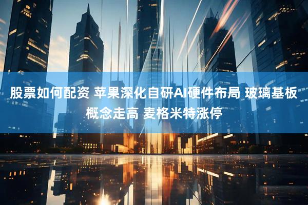 股票如何配资 苹果深化自研AI硬件布局 玻璃基板概念走高 麦格米特涨停