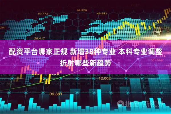 配资平台哪家正规 新增38种专业 本科专业调整折射哪些新趋势