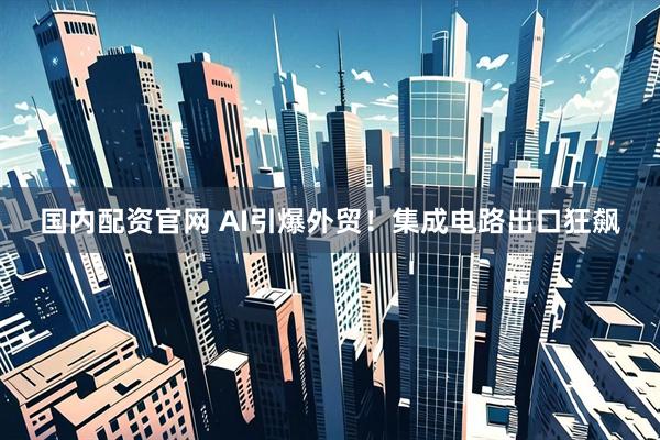国内配资官网 AI引爆外贸！集成电路出口狂飙